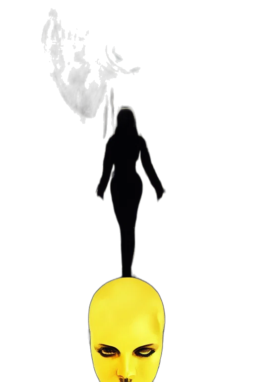 dress, staff, jewelry, hair transparent PNG cut-out
