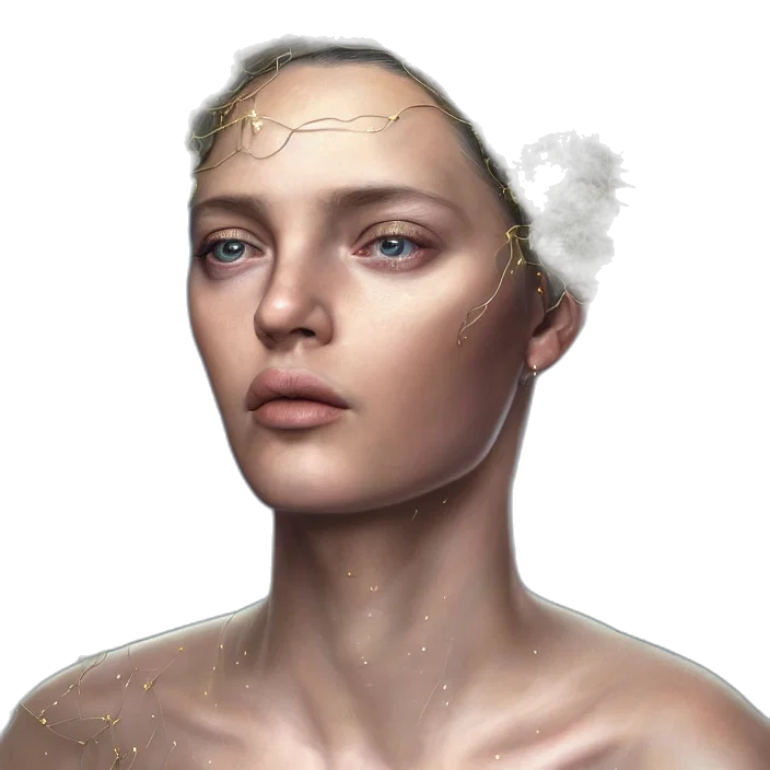 face, crown, jewelry, mask transparent PNG cut-out