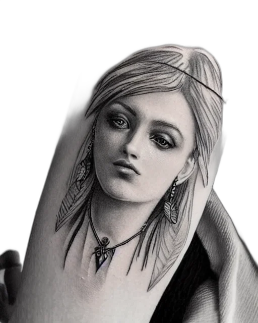 face, jewelry, photorealistic, fantasy art transparent PNG cut-out