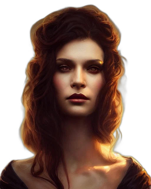 face, crown, hair, jewelry transparent PNG cut-out