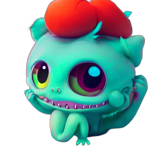 creature, dragon, staff, animal transparent PNG cut-out