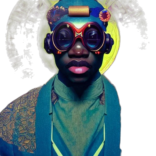 mask, face, jacket, concept art transparent PNG cut-out