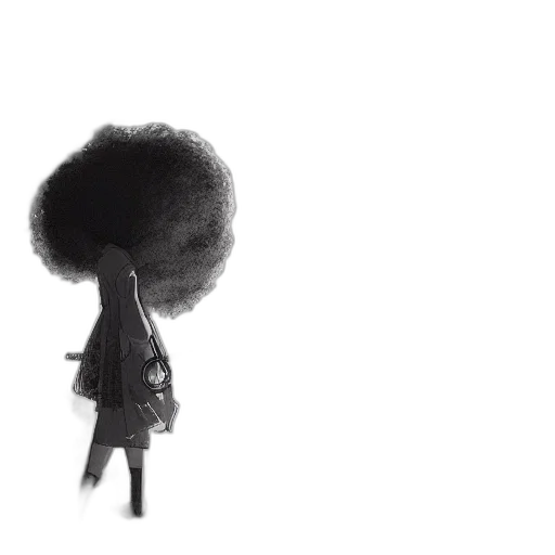hair, tree, hat, umbrella transparent PNG cut-out
