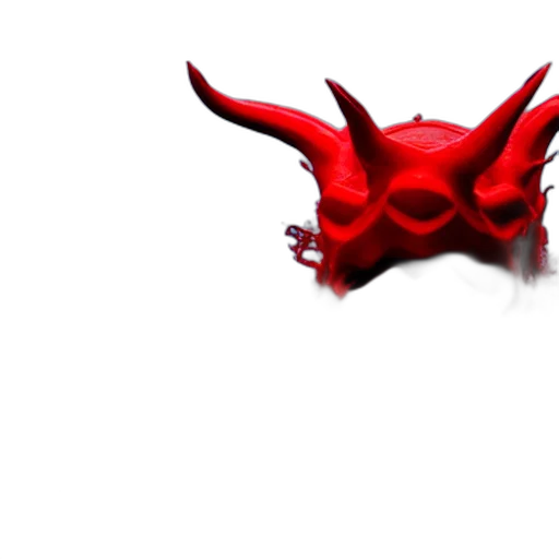 mask, dragon, creature, crown transparent PNG cut-out