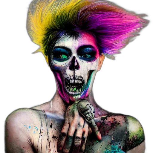 mask, face, creature, hair transparent PNG cut-out