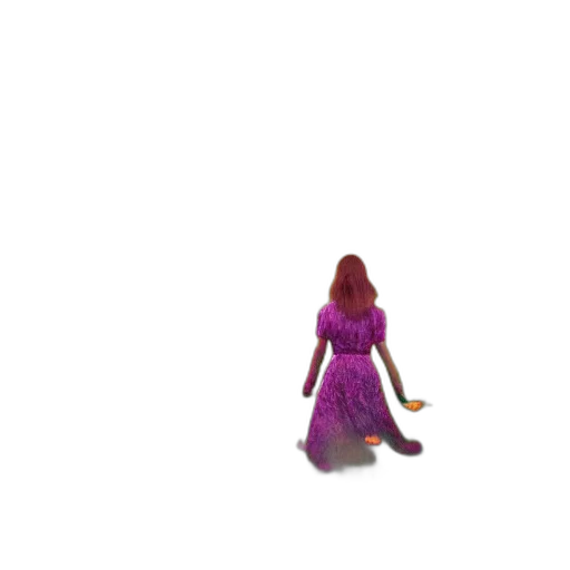 dress, staff, robot, creature transparent PNG cut-out