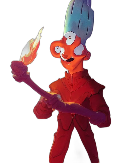 staff, robot, mask, weapon transparent PNG cut-out