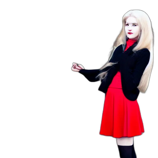 staff, dress, hair, jacket transparent PNG cut-out