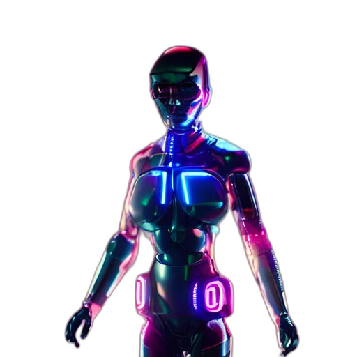 robot, jacket, mask, dress transparent PNG cut-out