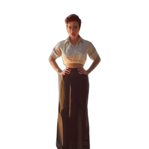 dress, staff, jacket, jewelry transparent PNG cut-out