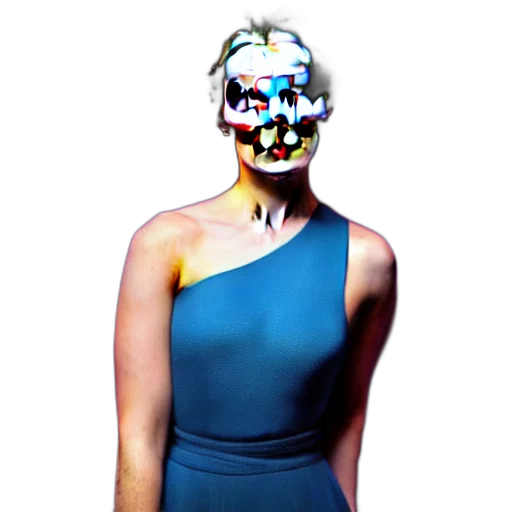mask, face, dress, jewelry transparent PNG cut-out