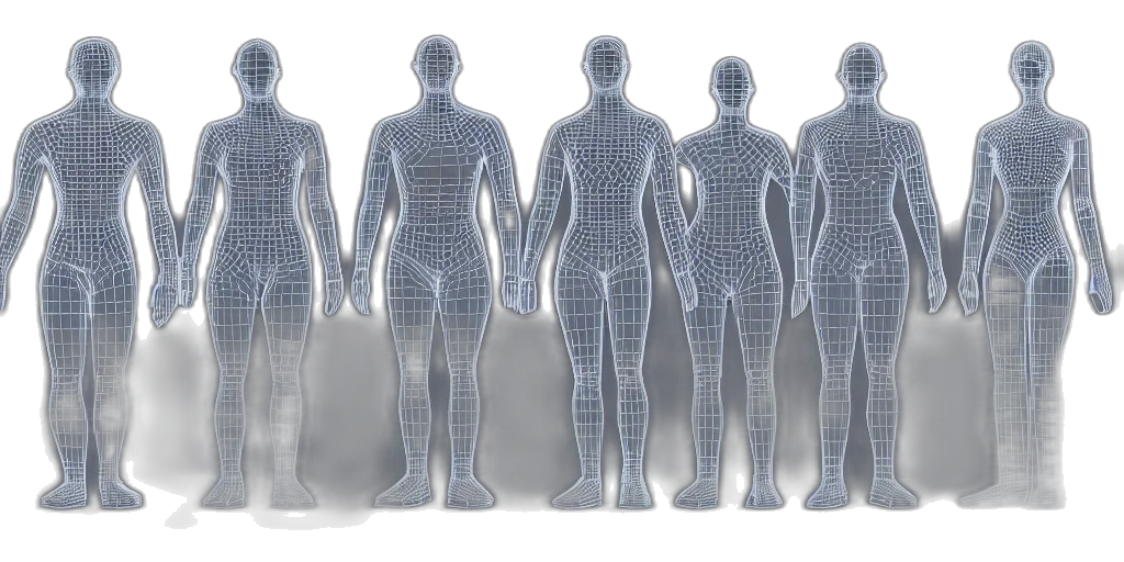 robot, 3d render, concept art, human transparent PNG cut-out