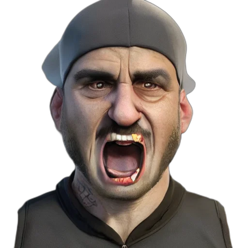 face, staff, mask, concept art transparent PNG cut-out
