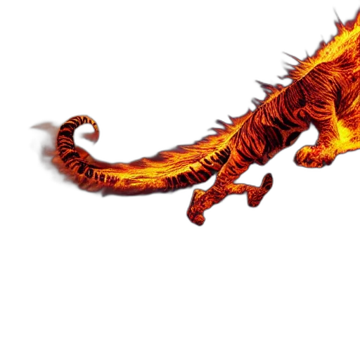 dragon, animal, staff, creature transparent PNG cut-out