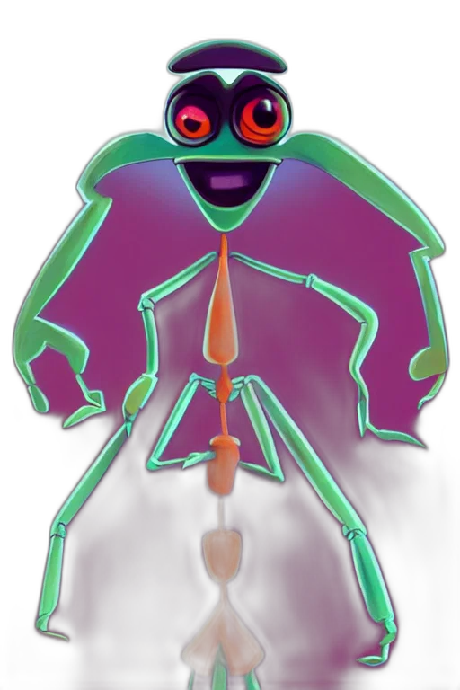 creature, staff, mask, robot transparent PNG cut-out
