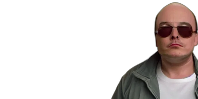 jacket, staff, face, hat transparent PNG cut-out
