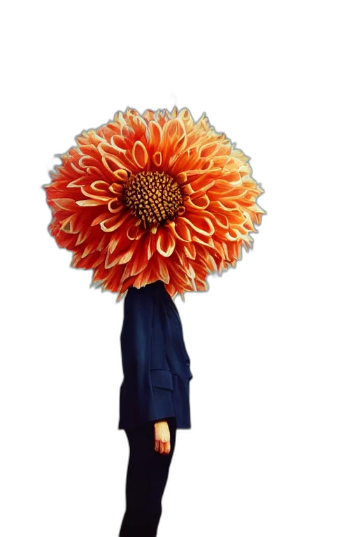 flower, umbrella, staff, crown transparent PNG cut-out
