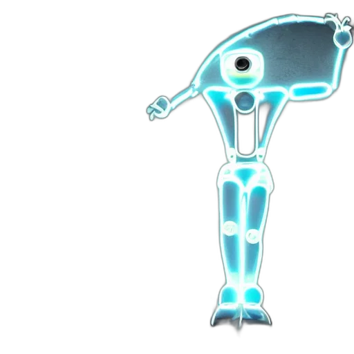 robot, staff, weapon, dress transparent PNG cut-out