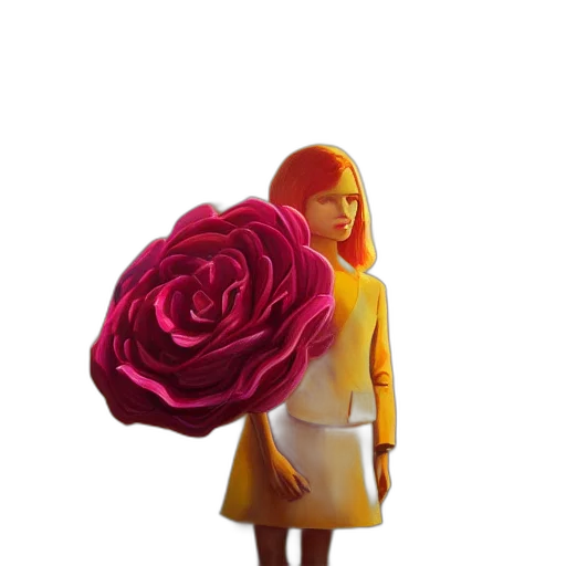 dress, flower, robot, jacket transparent PNG cut-out