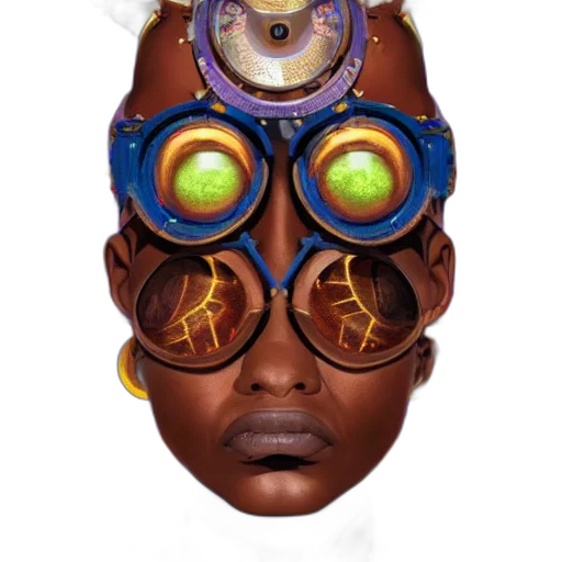 mask, face, jewelry, robot transparent PNG cut-out