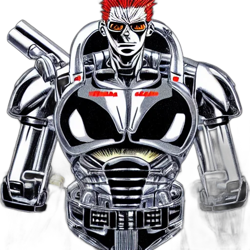 robot, weapon, comic book art, concept art transparent PNG cut-out