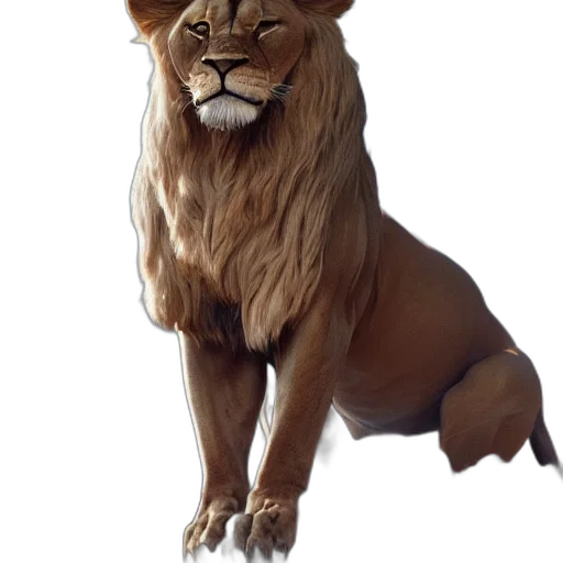 animal, crown, staff, creature transparent PNG cut-out