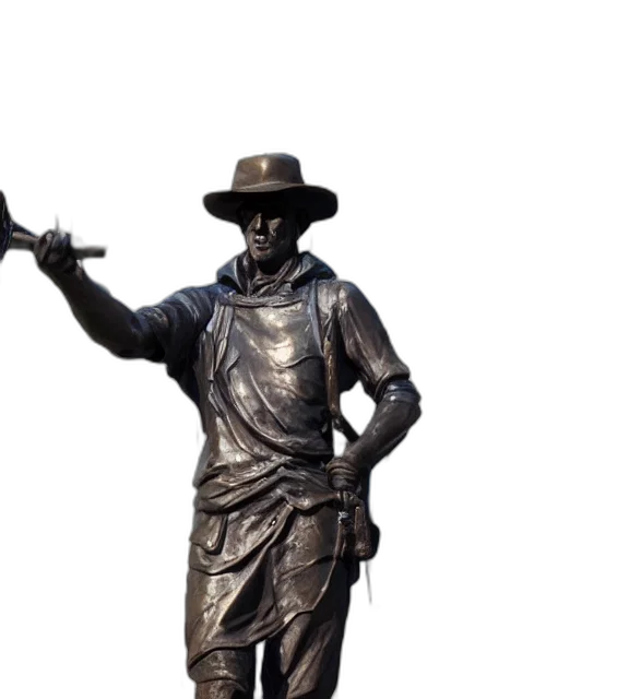 staff, hat, sword, 3d render transparent PNG cut-out