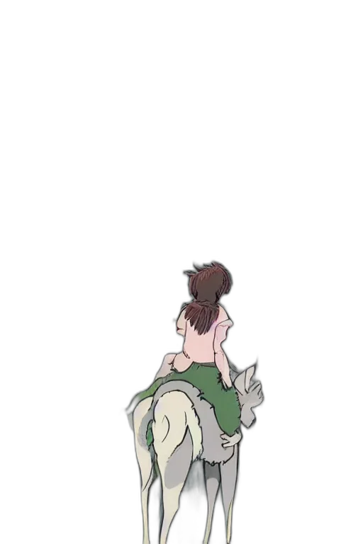 jacket, creature, bottle, staff transparent PNG cut-out