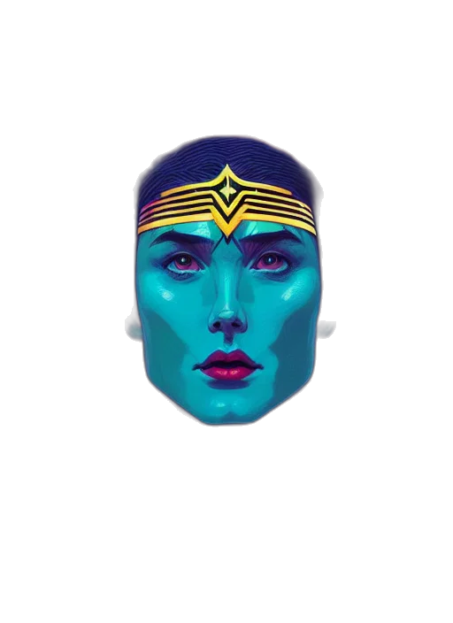 mask, face, crown, jewelry transparent PNG cut-out