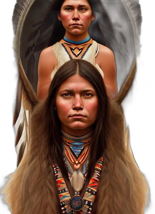 face, jewelry, staff, mask transparent PNG cut-out