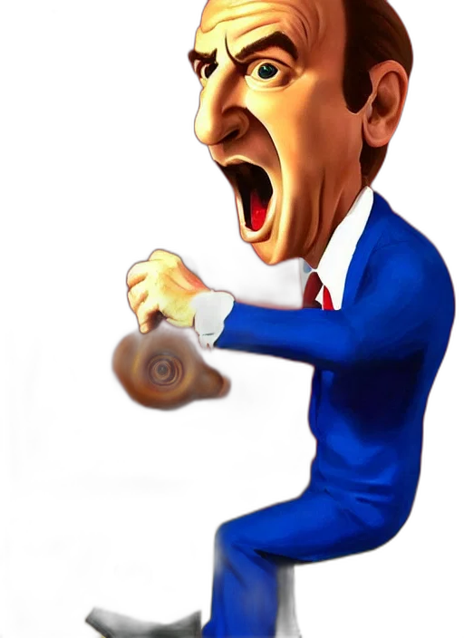 staff, face, food, 3d render transparent PNG cut-out