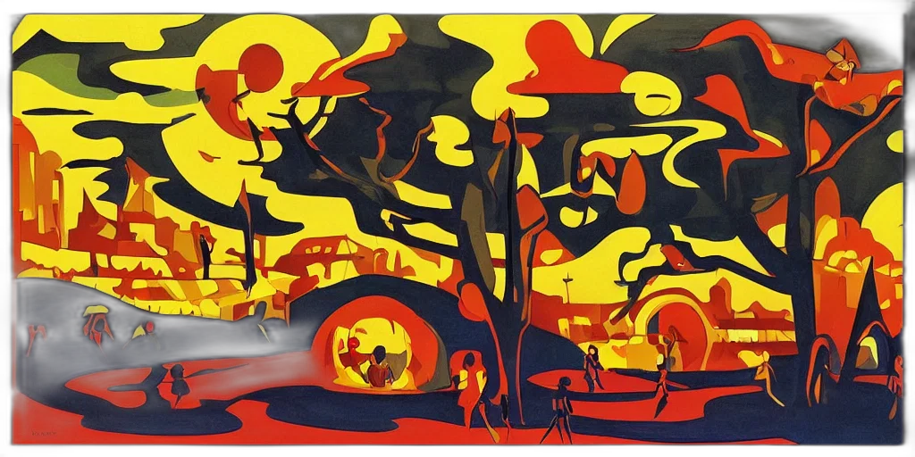 concept art, comic book art, fantasy art, forest transparent PNG cut-out