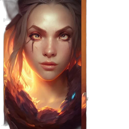 face, dragon, staff, mask transparent PNG cut-out