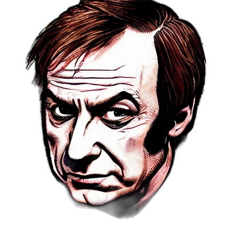 face, mask, cartoon, comic book art transparent PNG cut-out