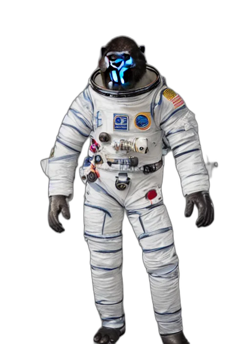 robot, mask, jacket, staff transparent PNG cut-out