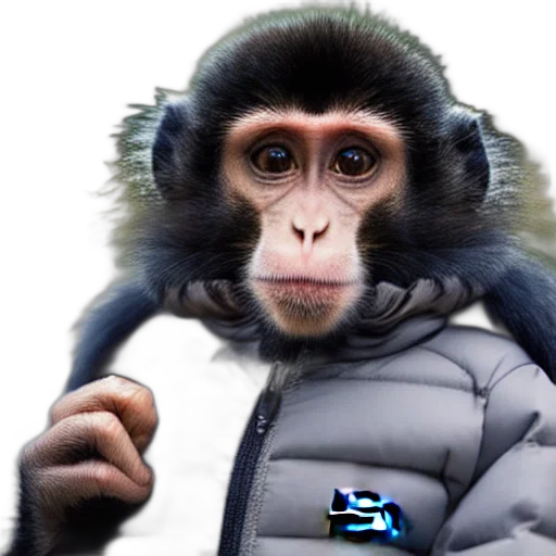 animal, creature, jacket, face transparent PNG cut-out
