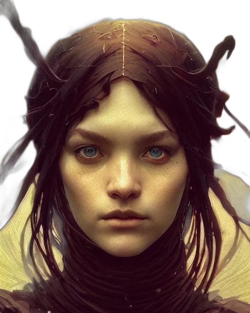 face, hair, crown, robot transparent PNG cut-out