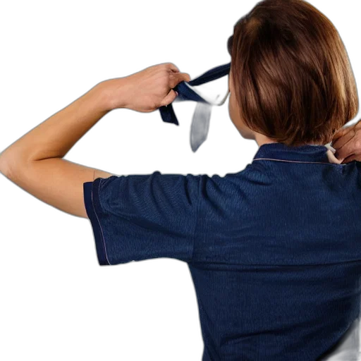 staff, jacket, hair, weapon transparent PNG cut-out