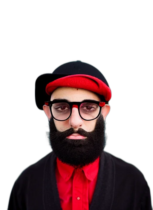 hat, face, staff, mask transparent PNG cut-out