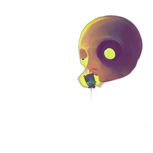 robot, mask, creature, face transparent PNG cut-out