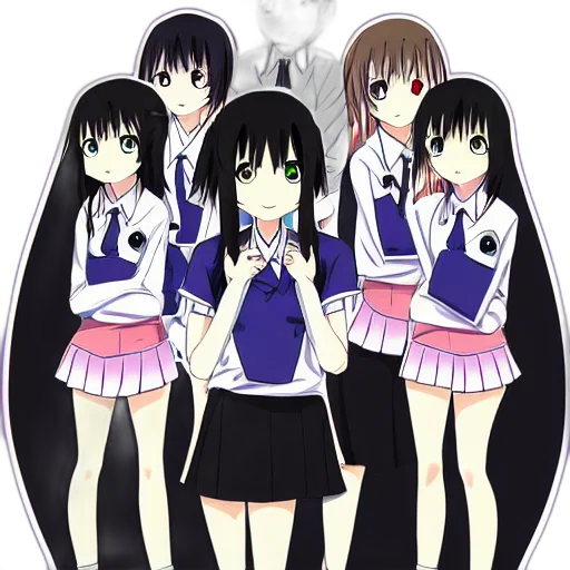 staff, anime, cartoon, concept art transparent PNG cut-out