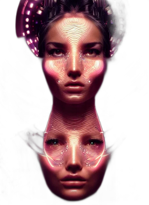 face, mask, robot, crown transparent PNG cut-out