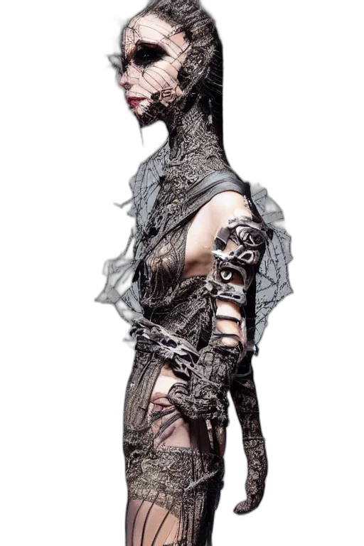 mask, dress, robot, jewelry transparent PNG cut-out
