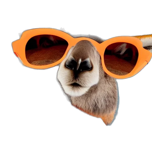 animal, portrait, photo, kangaroo transparent PNG cut-out
