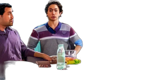 bottle, food, jacket, face transparent PNG cut-out
