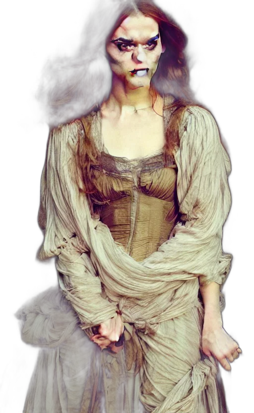 dress, mask, face, photorealistic transparent PNG cut-out