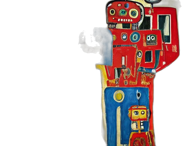 robot, dress, mask, concept art transparent PNG cut-out