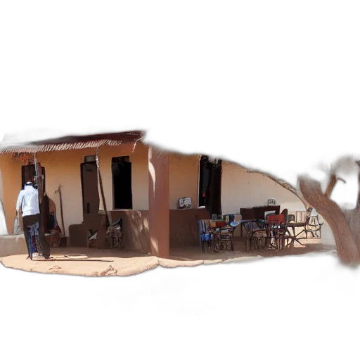 building, staff, umbrella, furniture transparent PNG cut-out