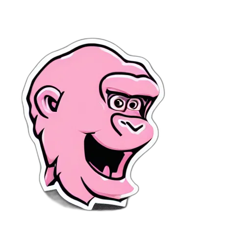 creature, face, 3d render, cartoon transparent PNG cut-out