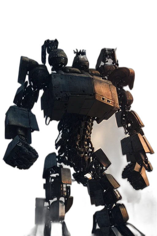 robot, weapon, staff, creature transparent PNG cut-out